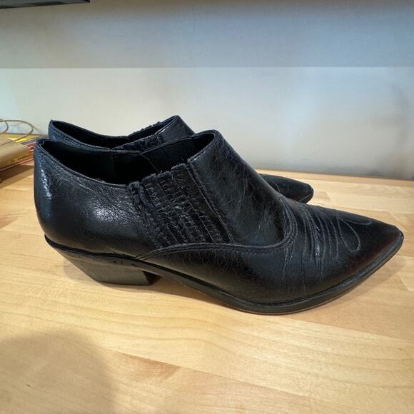 Rebecca Minkoff Koso Black Western Bootie - Size 7.5 - Picture 2 of 6